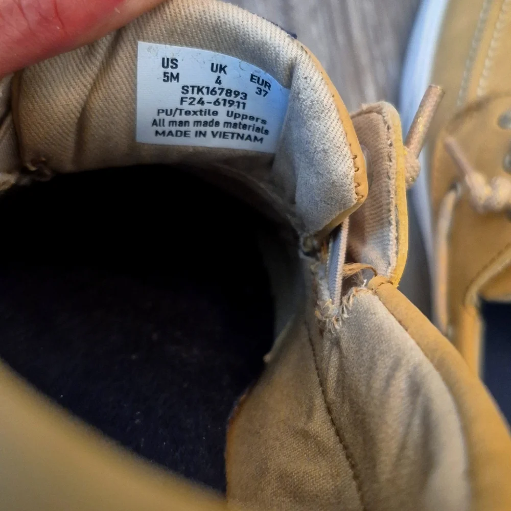 Sperry Tan Boat Shoes Nautical Size 6.5 Womens Or Size 5 Mens - Picture 3 of 4